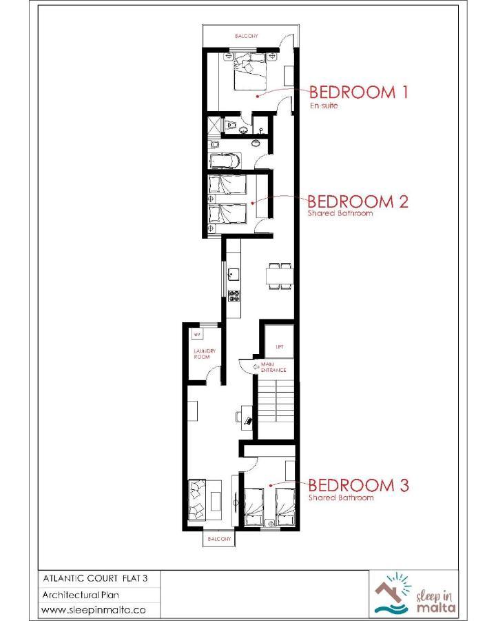 F3 Room 3, Private Room Two Single Beds Shared Bathroom 음시다 외부 사진